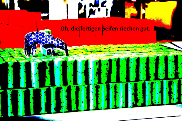 die Seifen riechen gut
