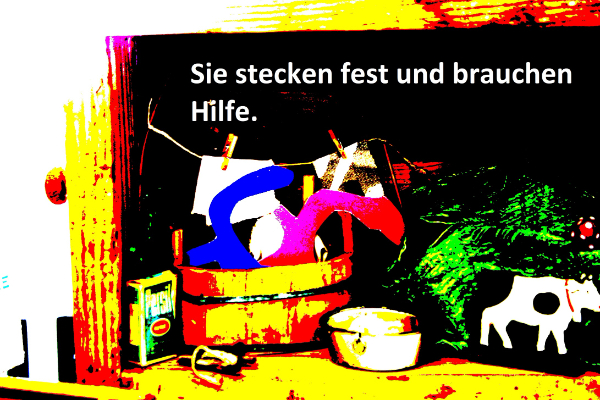 sie brauchen Hilfe